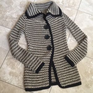 Free People UNIQUE! Chunky cardigan sweater. Great Condition.